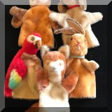 Y01. Lot of 5 vintage Steiff puppets. - $125 